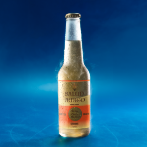 Salud Amigo Lager Beer Bottle